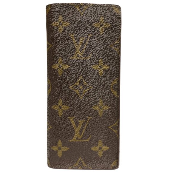 Authentic Louis Vuitton Etui Lunettes Simple Glasses Case Monogram jp150-121125 - Picture 2 of 16